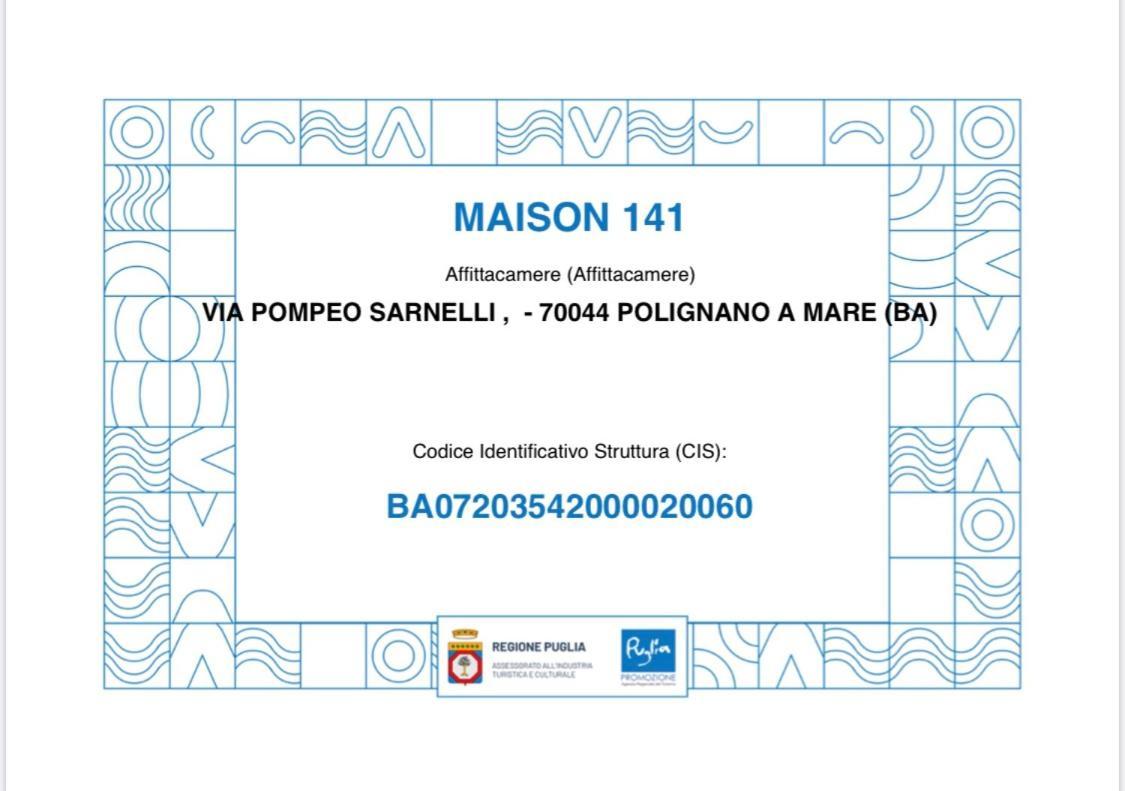 Maison 141 Полиньяно-а-Маре Экстерьер фото